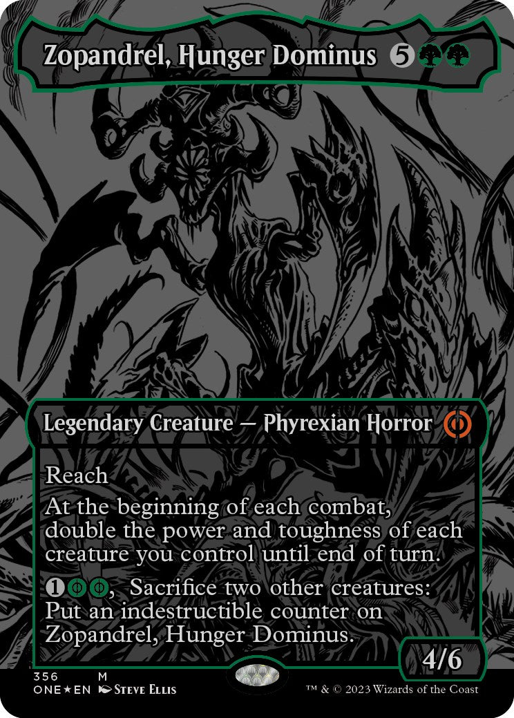 Zopandrel, Hunger Dominus (Oil Slick Raised Foil) [ONE - 356]