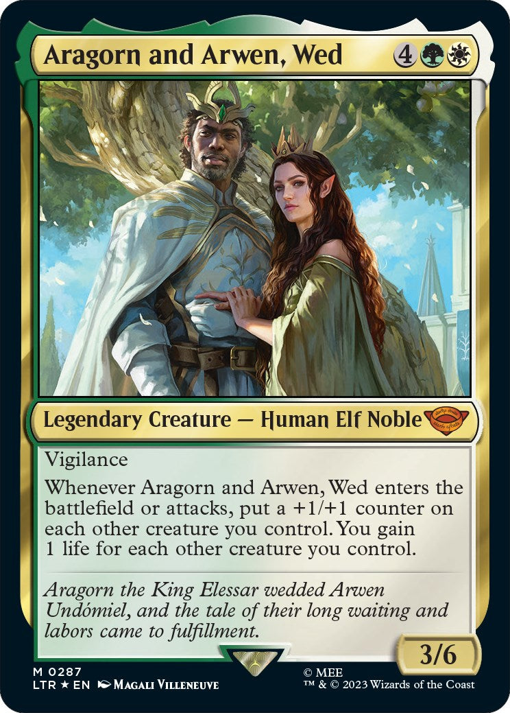 Aragorn and Arwen, Wed [LTR - 287]