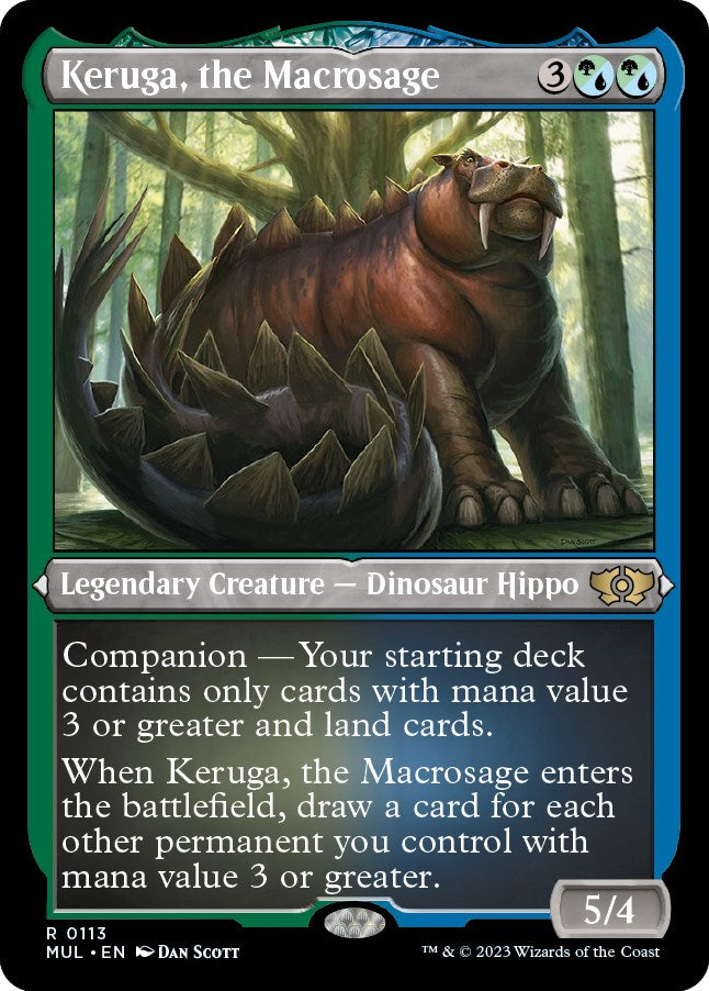 Keruga, the Macrosage (Foil Etched)