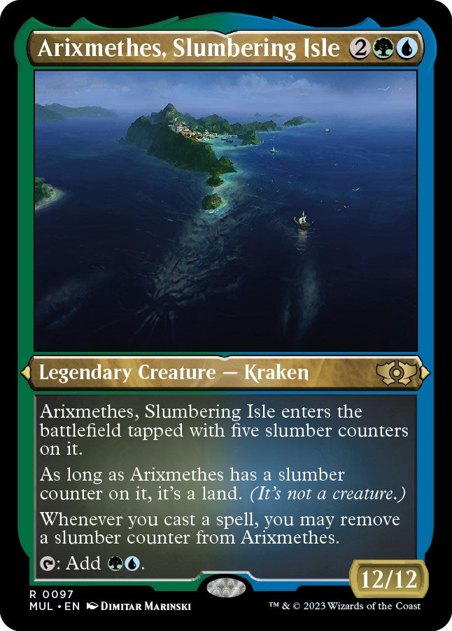 Arixmethes, Slumbering Isle (Foil Etched)