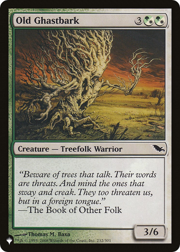 Old Ghastbark [LIST - 232/301]