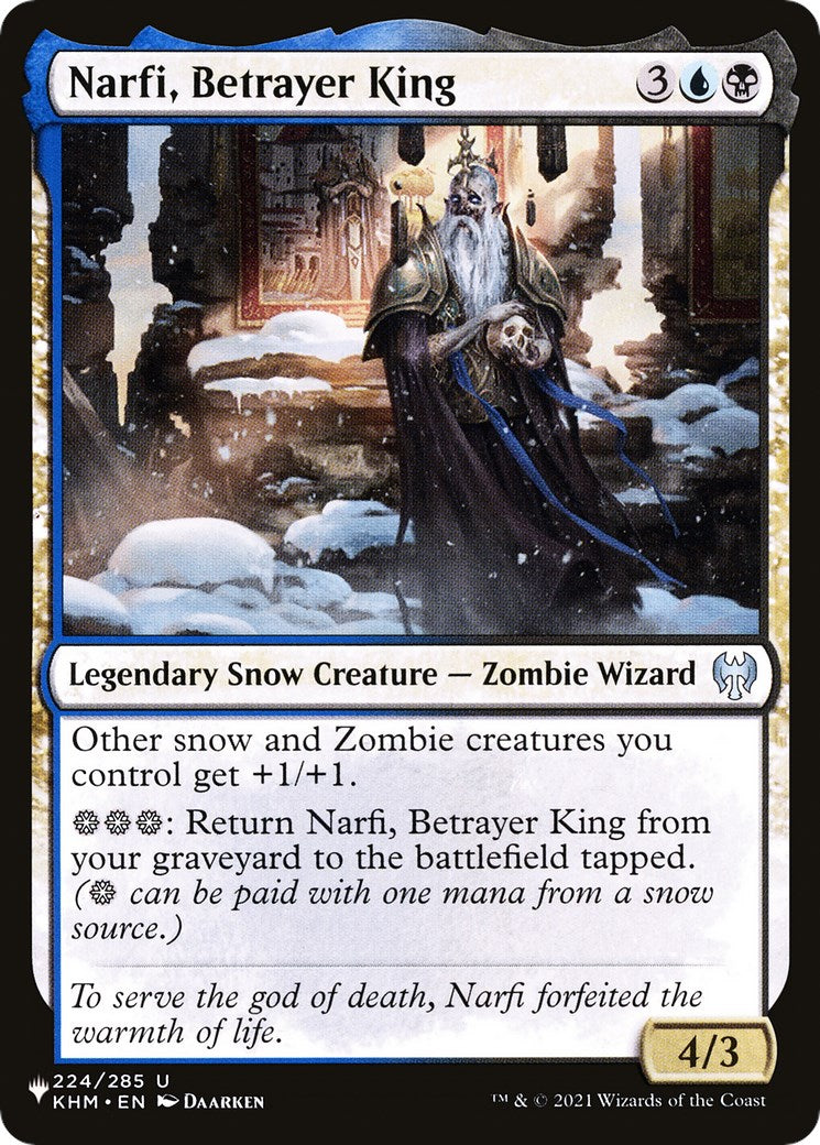 Narfi, Betrayer King [LIST - 224/285]
