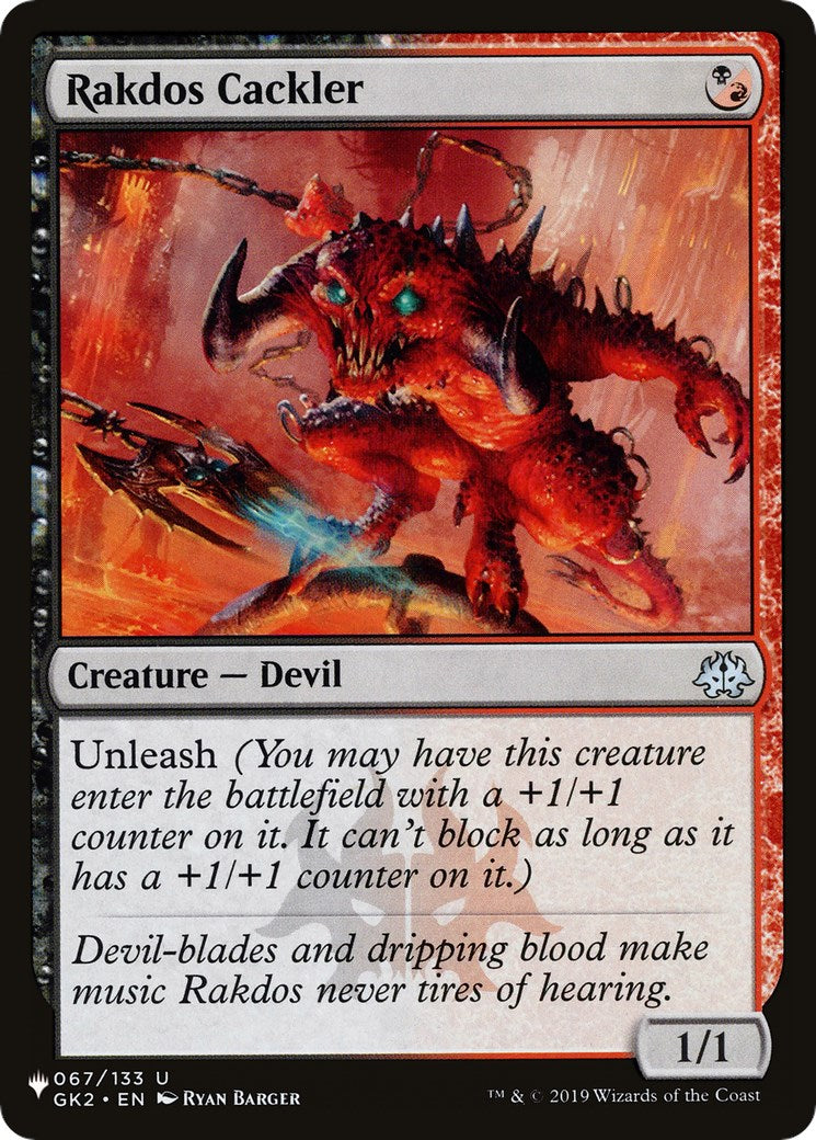 Rakdos Cackler [LIST - 067/133]
