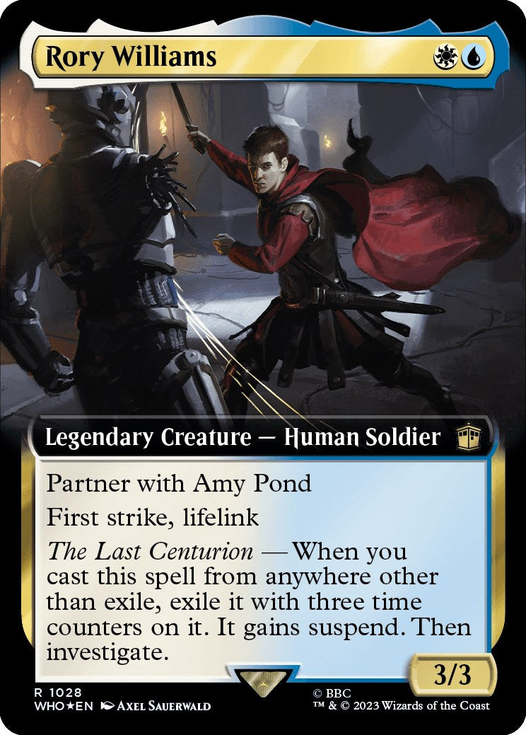 Rory Williams (Extended Art) (Surge Foil) [WHO - 1028]