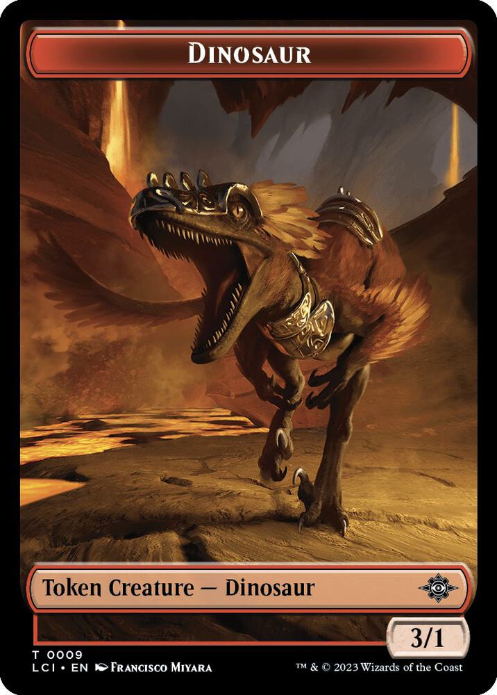 Copy // Dinosaur (0009) Double-Sided Token (Back)