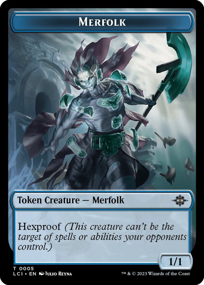 Treasure (0002) // Merfolk Double-Sided Token (Back)