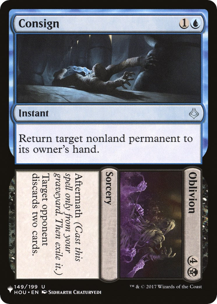 Consign // Oblivion [LIST - 149/199]