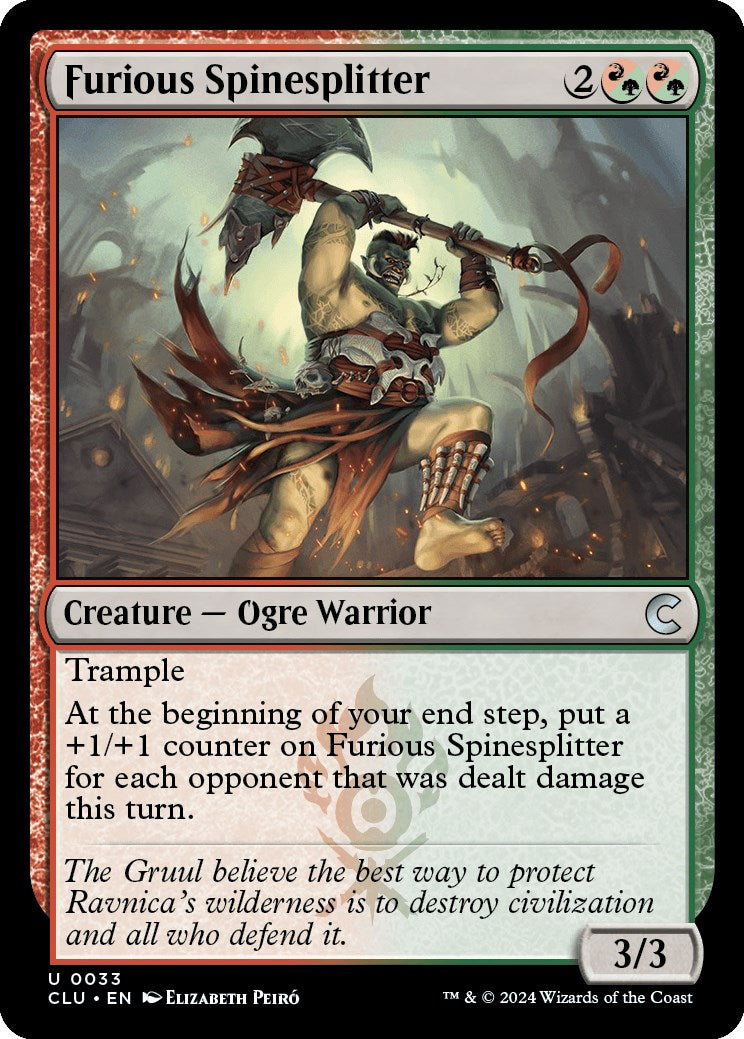 Furious Spinesplitter [CLU - 33]