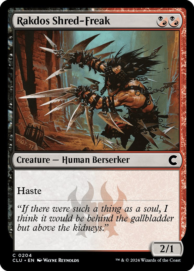 Rakdos Shred-Freak [CLU - 204]