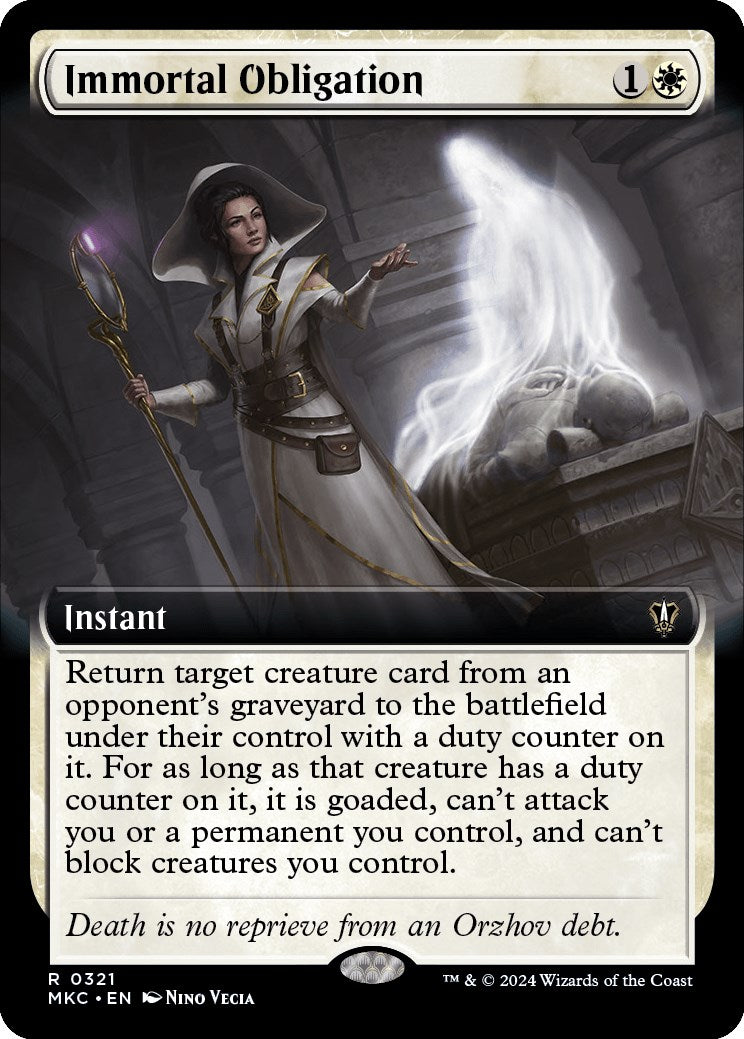 Immortal Obligation (Extended Art) [MKC - 321]