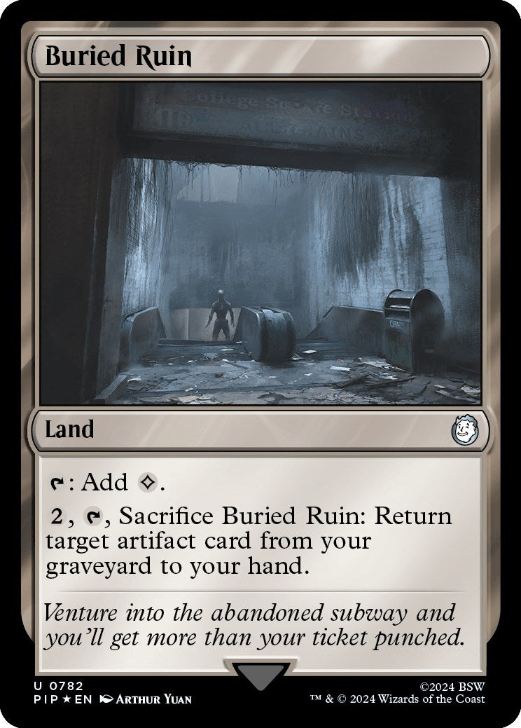 Buried Ruin (Surge Foil) [PIP - 782]