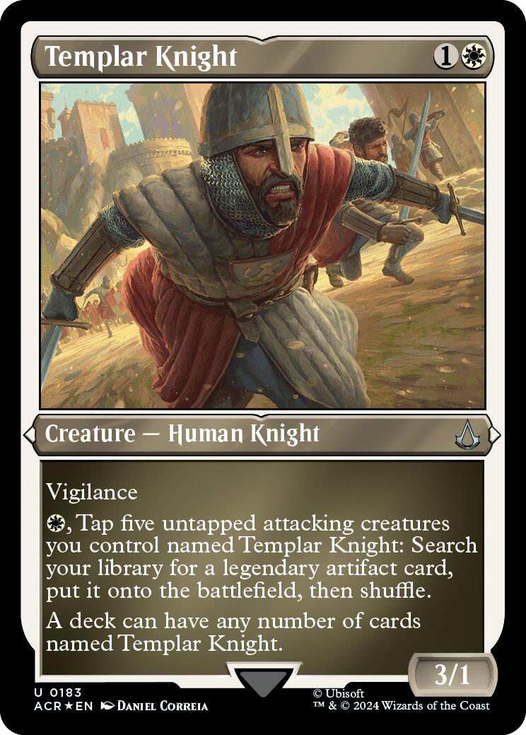 Templar Knight (Foil Etched) [ACR - 183]