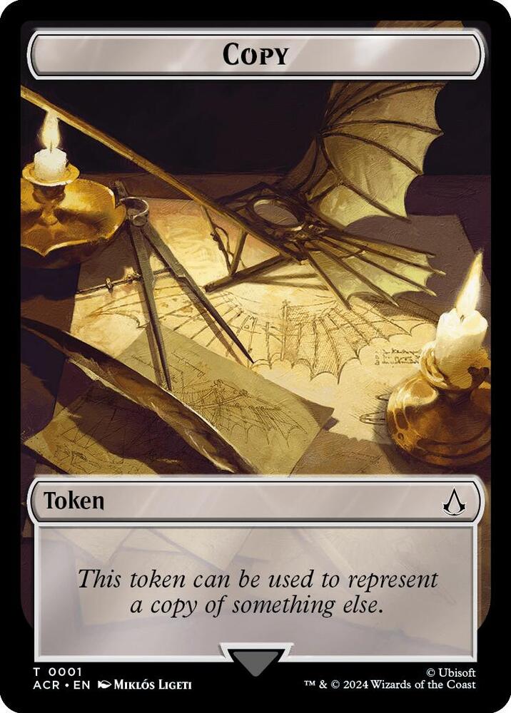 Assassin // Copy Double-Sided Token (Back)