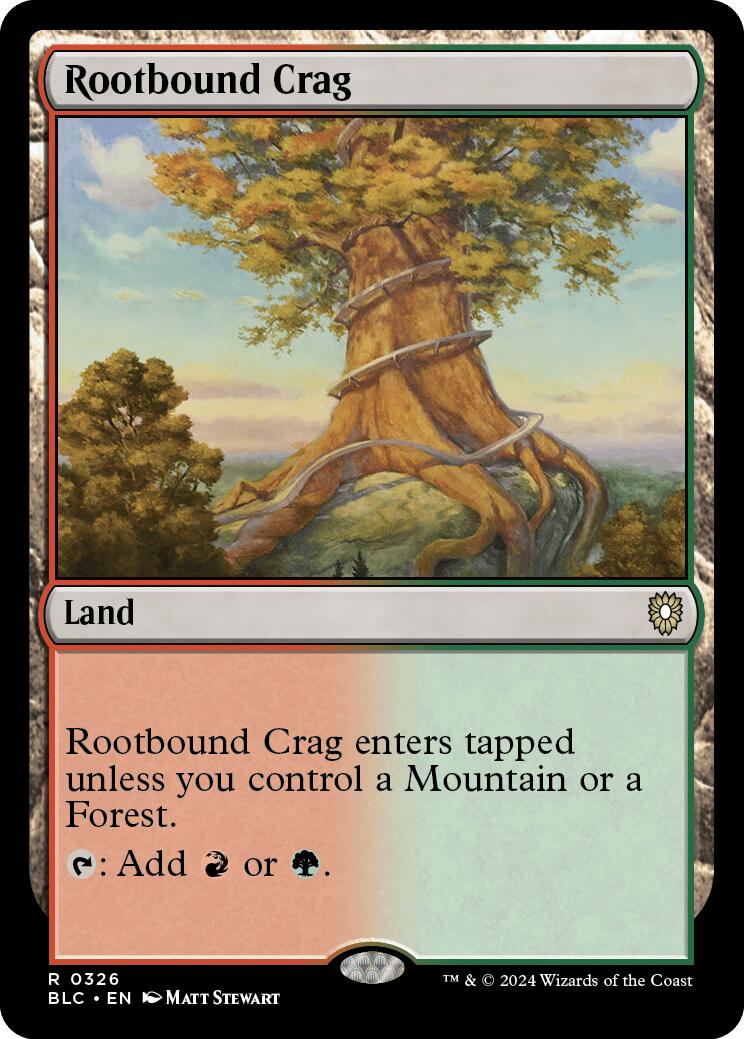 Rootbound Crag [BLC - 326]