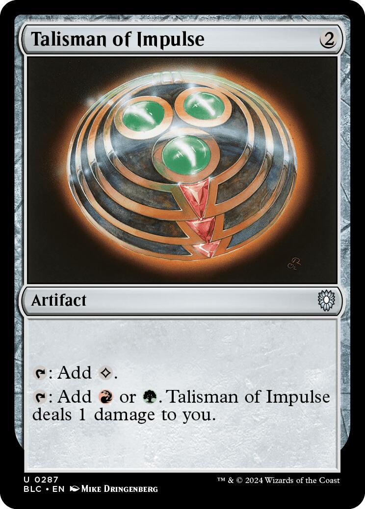 Talisman of Impulse [BLC - 287]