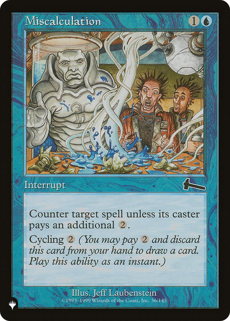 Miscalculation [LIST - 36/143]