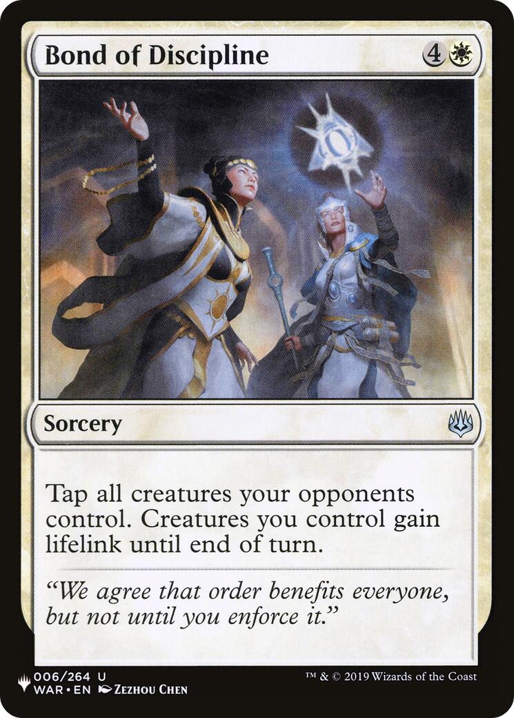 Bond of Discipline [LIST - 006/264]