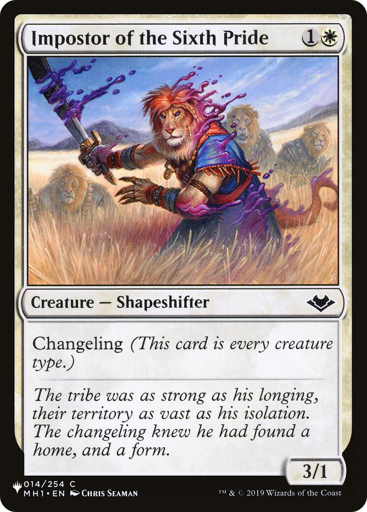 Impostor of the Sixth Pride [LIST - 14]