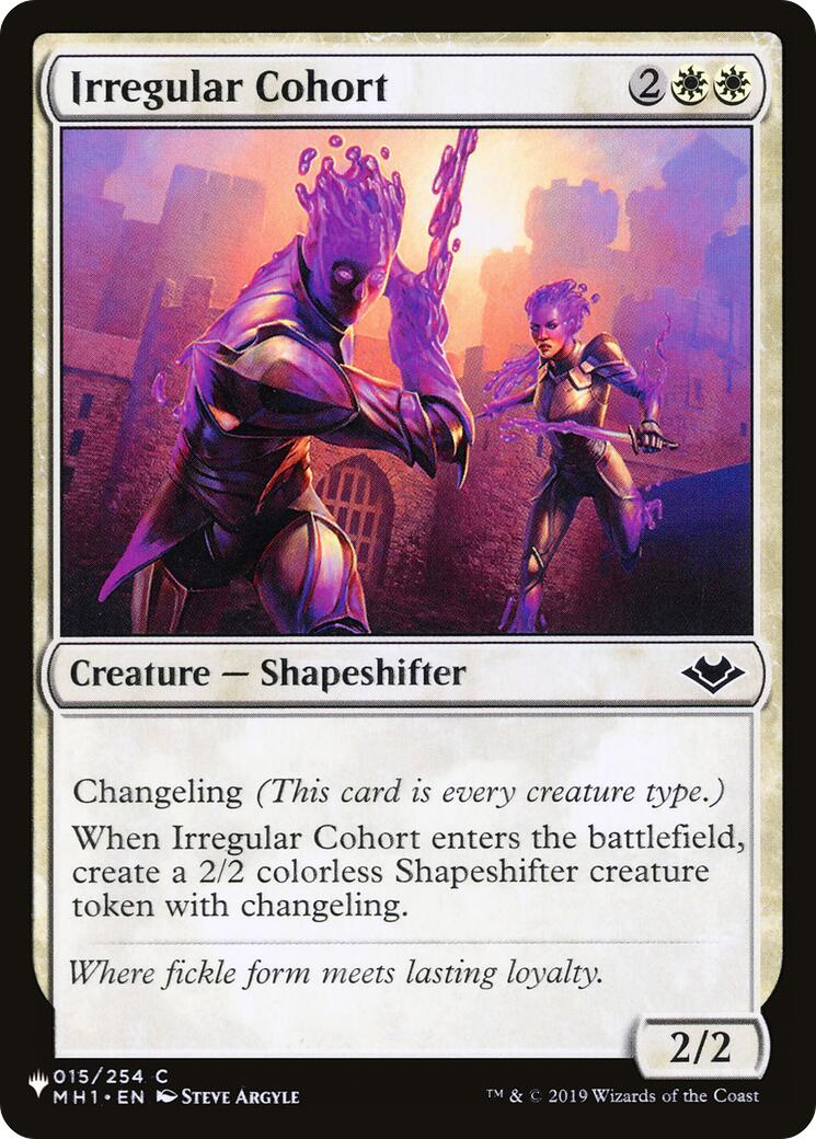 Irregular Cohort [LIST - 015/254]