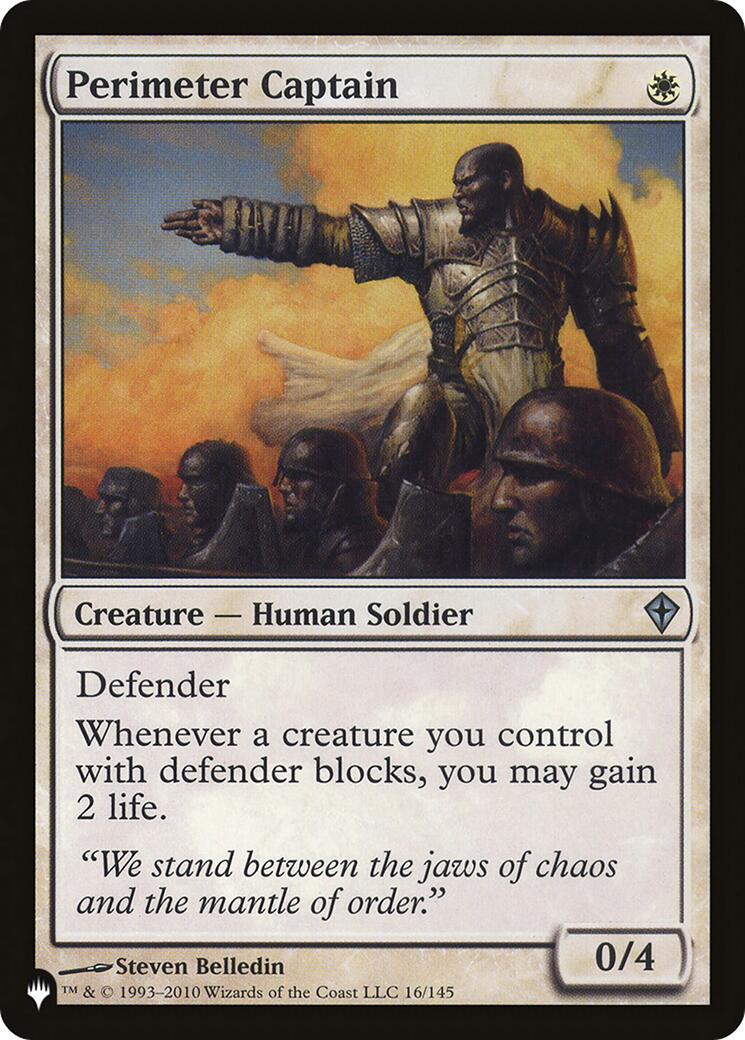 Perimeter Captain [LIST - 16/145]