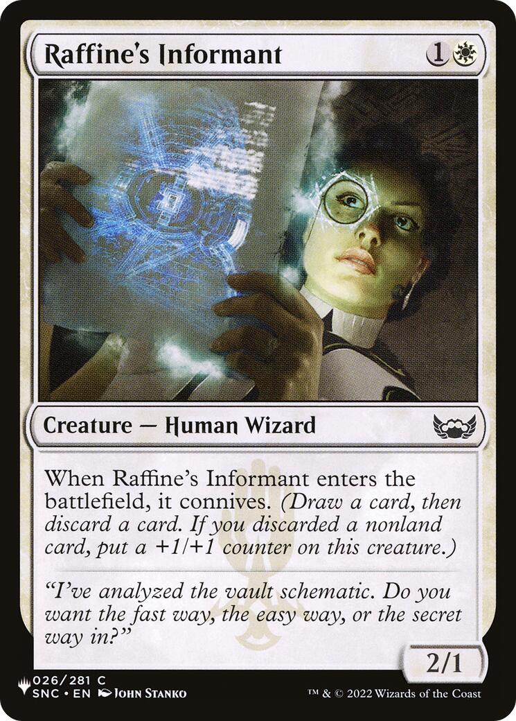 Raffine's Informant [LIST - 026/281]