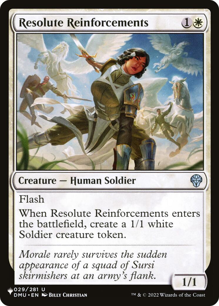 Resolute Reinforcements [LIST - 029/281]