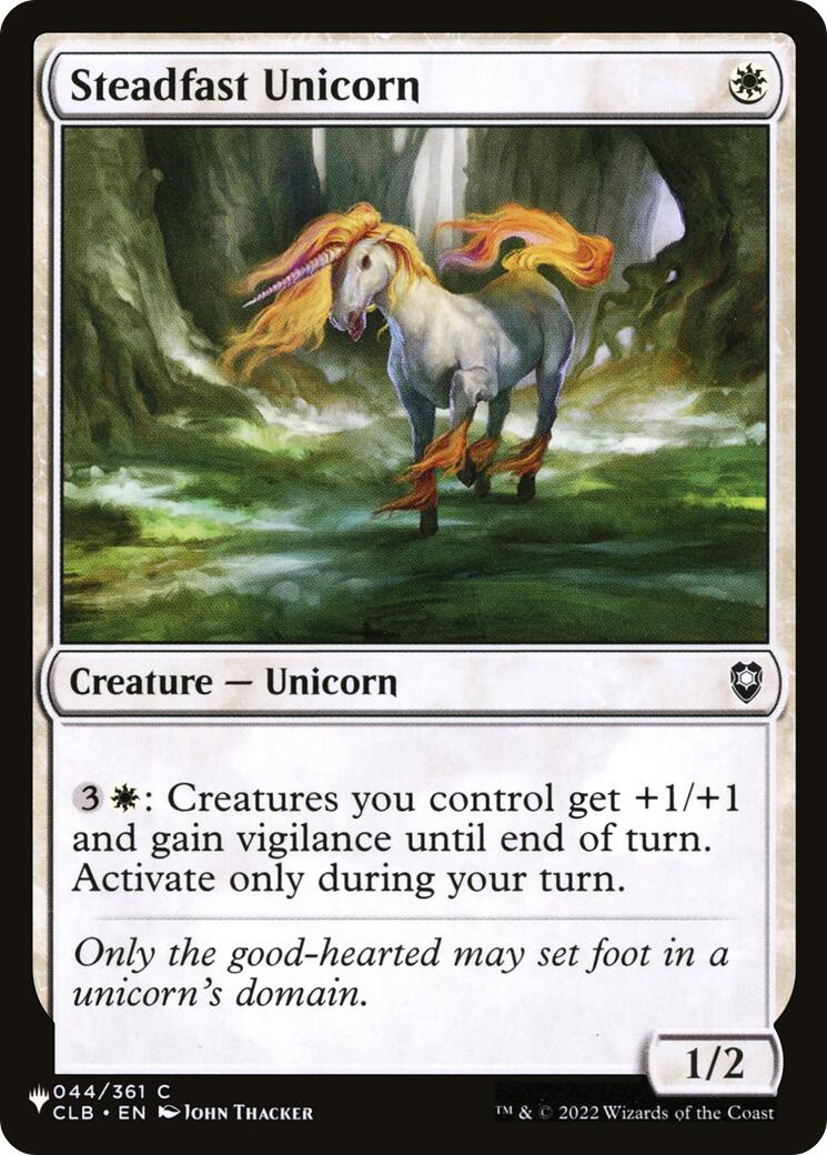 Steadfast Unicorn [LIST - 044/361]