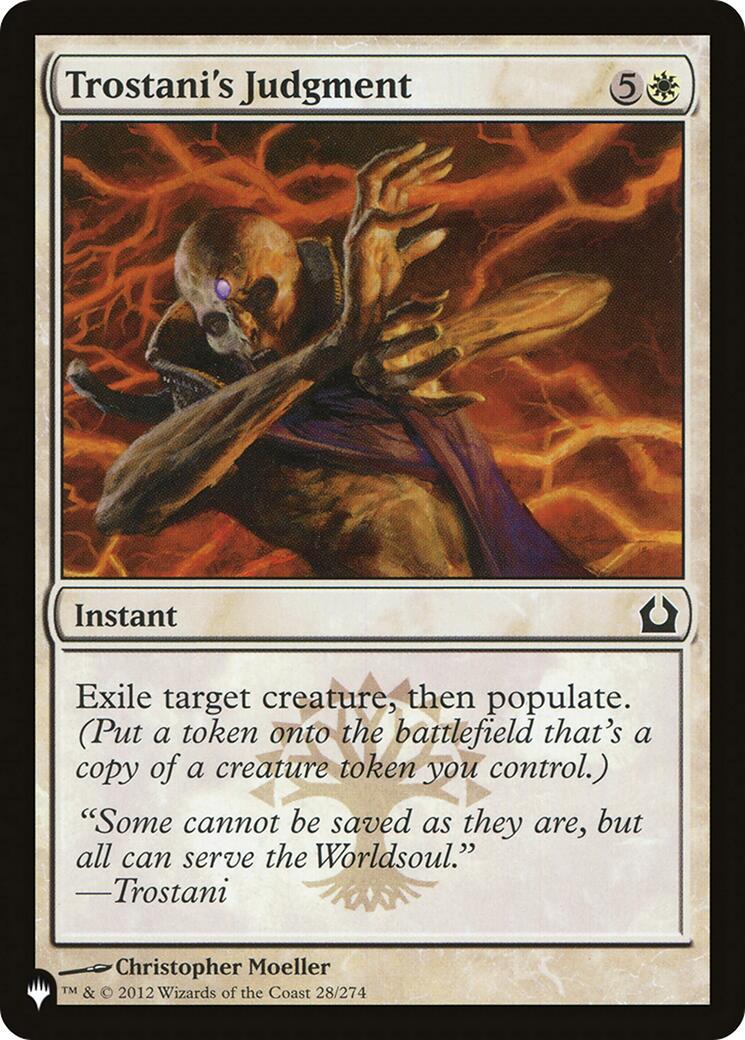 Trostani's Judgment [LIST - 28/274]