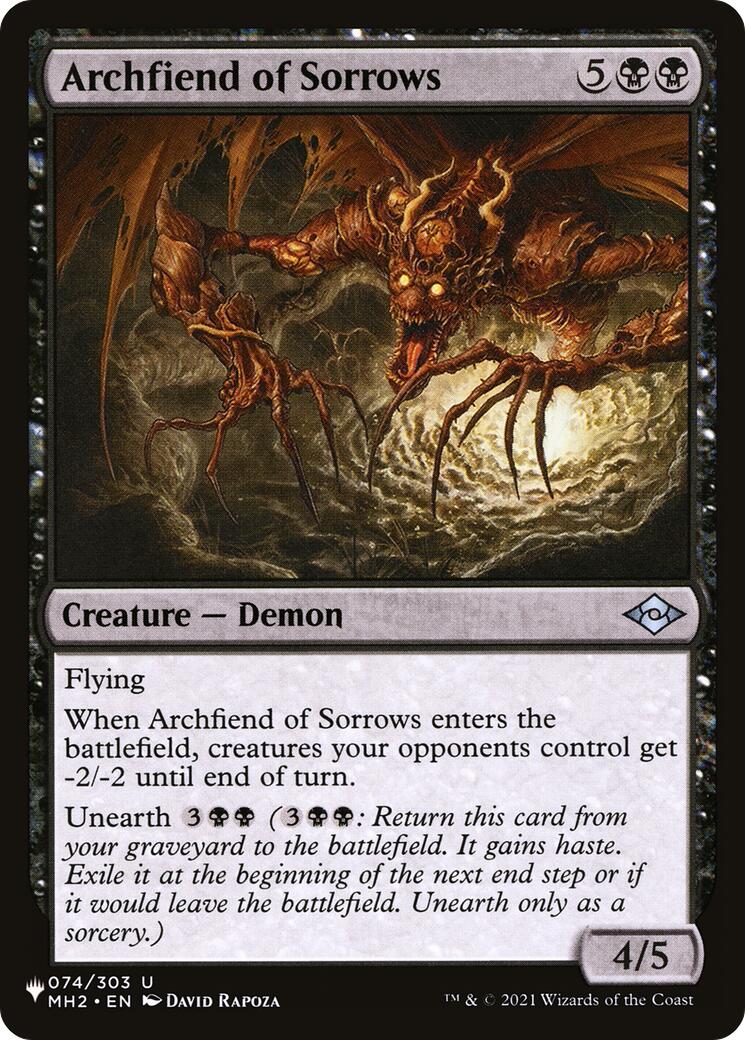 Archfiend of Sorrows [LIST - 074/303]