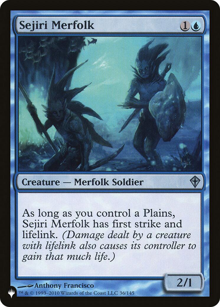 Sejiri Merfolk [LIST - 36/145]
