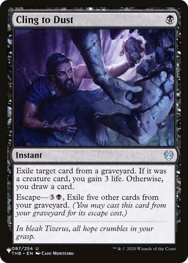 Cling to Dust [LIST - 087/254]