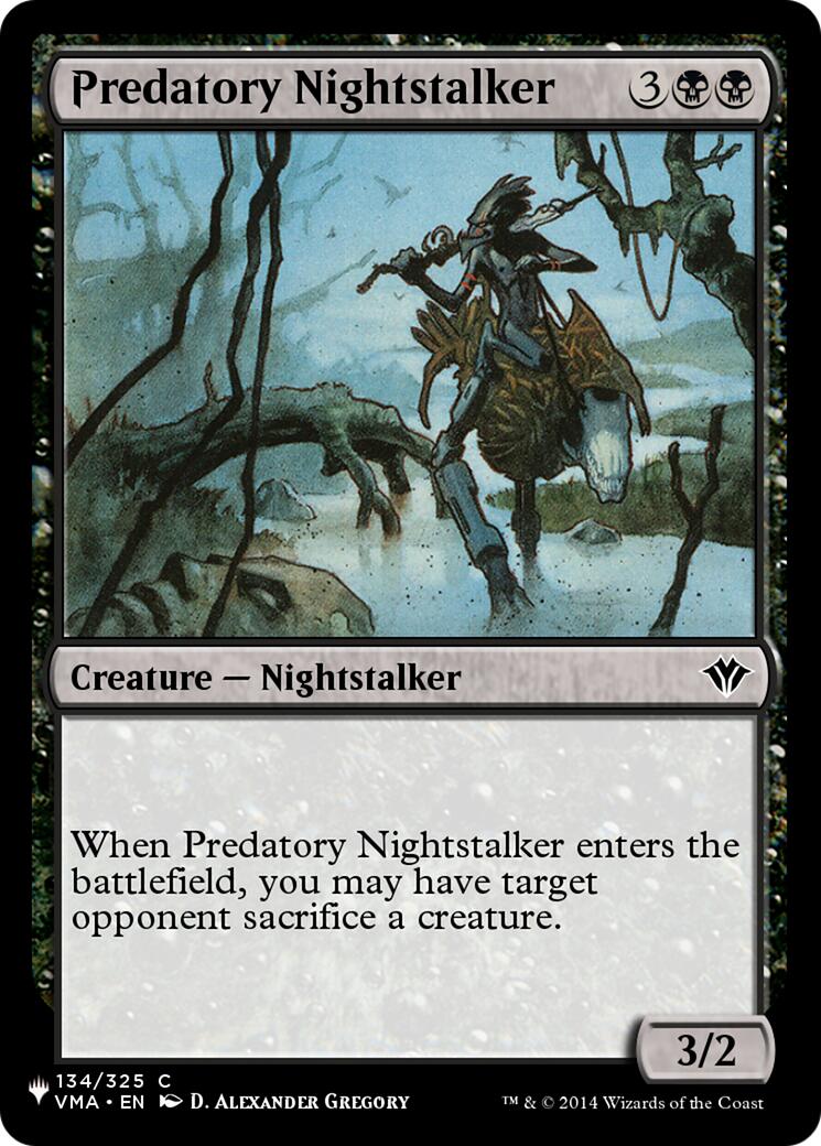 Predatory Nightstalker [LIST - 134/325]
