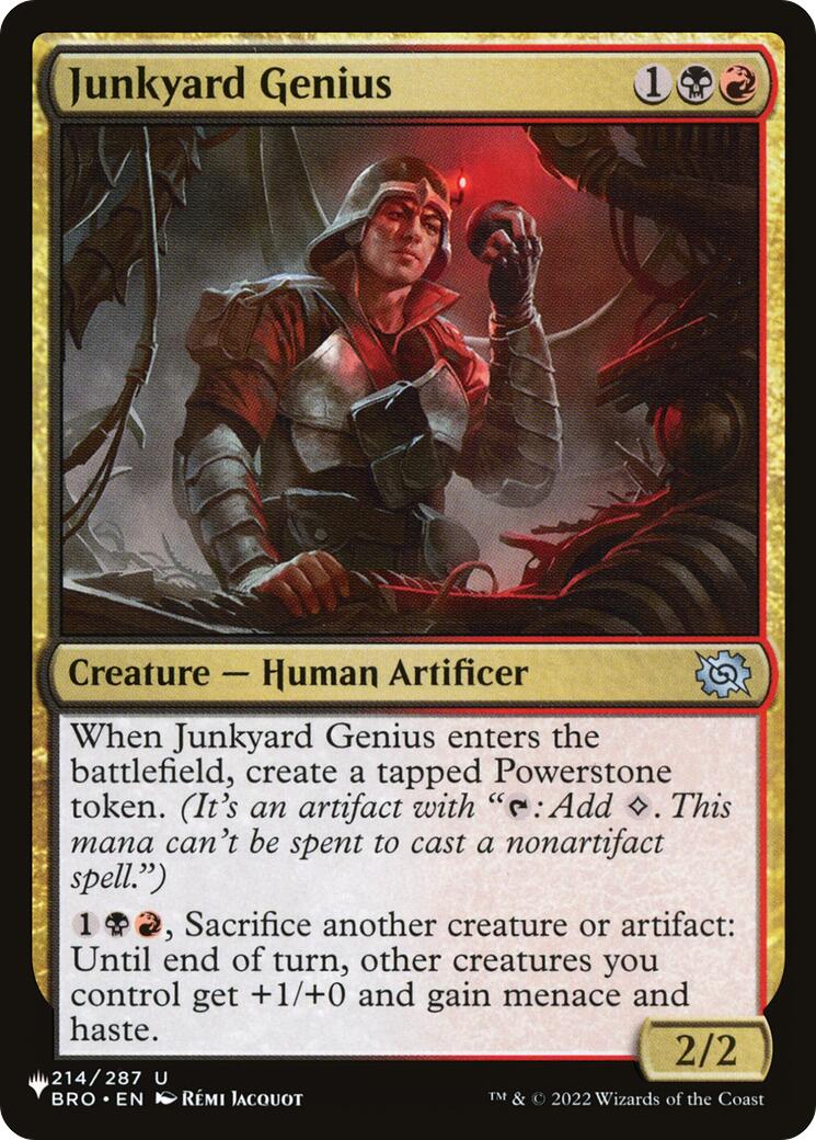Junkyard Genius [LIST - 214/012]