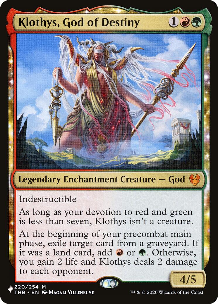 Klothys, God of Destiny [LIST - 220/254]