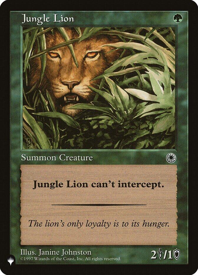 Jungle Lion [LIST]