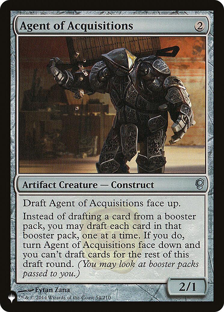 Agent of Acquisitions [LIST - 54/210]