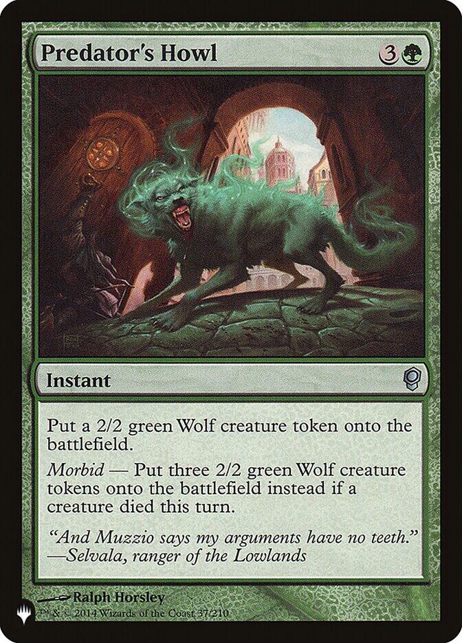 Predator's Howl [LIST - 37/210]