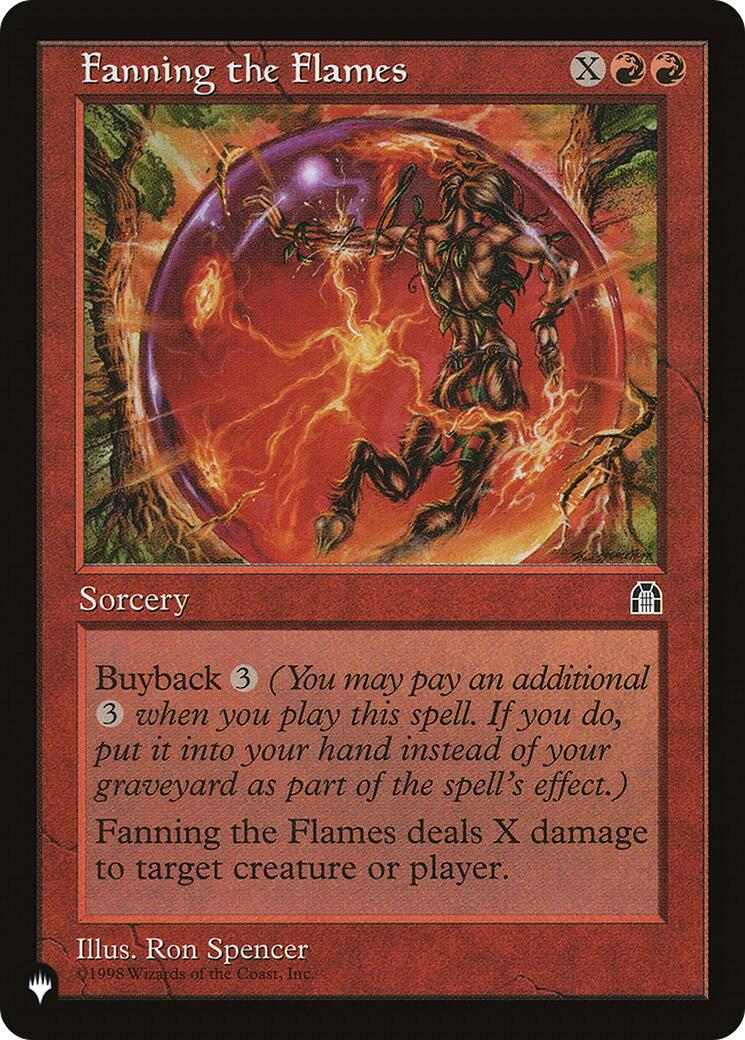 Fanning the Flames [LIST]