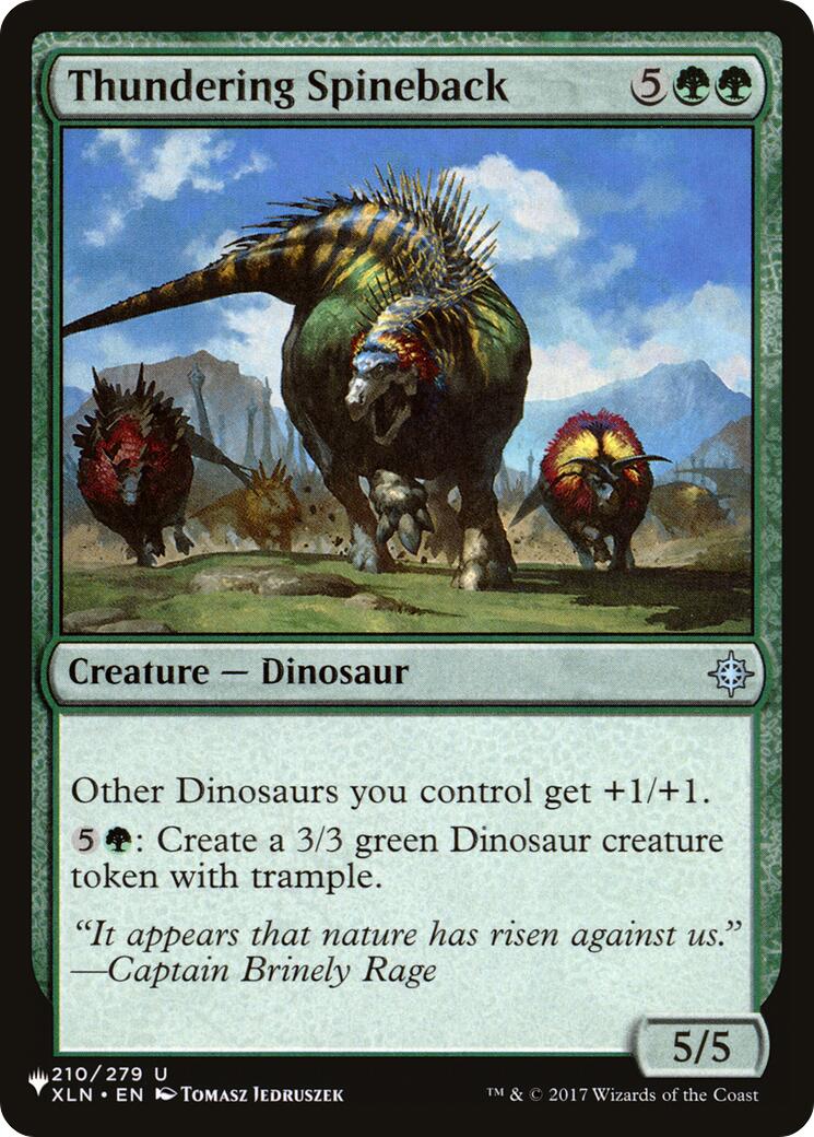 Thundering Spineback [LIST - 210/279]