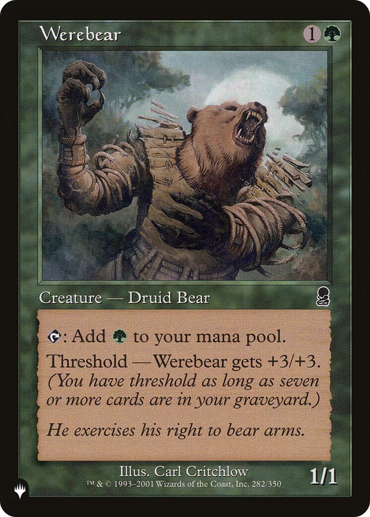 Werebear [LIST - 282/350]