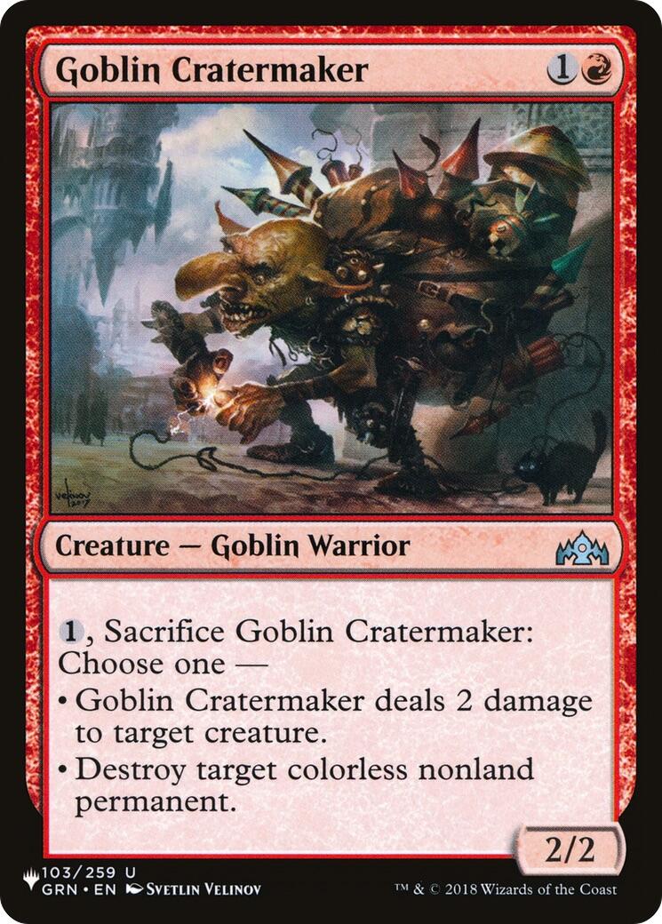 Goblin Cratermaker [LIST - 103/259]