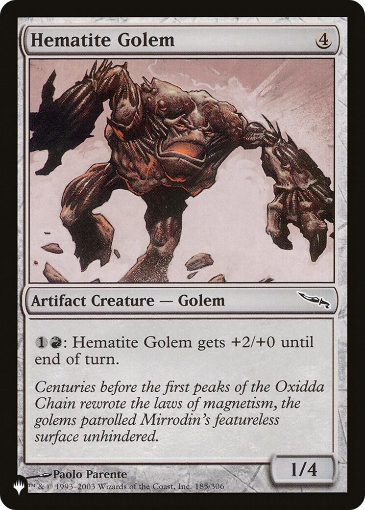Hematite Golem [LIST - 185/306]