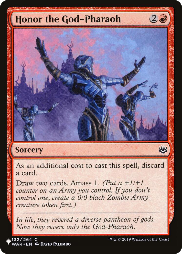 Honor the God-Pharaoh [LIST - 132/264]