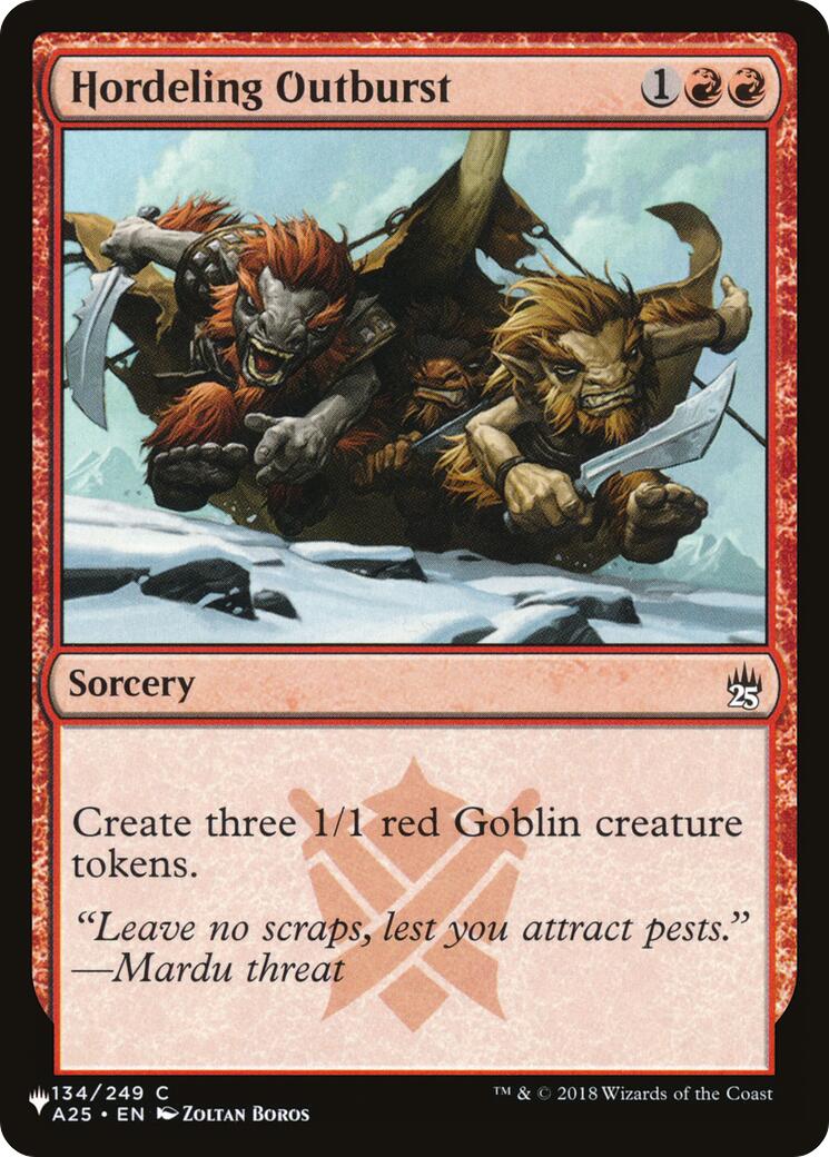 Hordeling Outburst [LIST - 134/249]