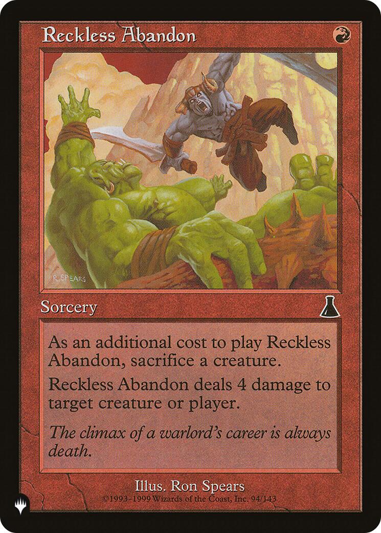Reckless Abandon [LIST - 94/143]