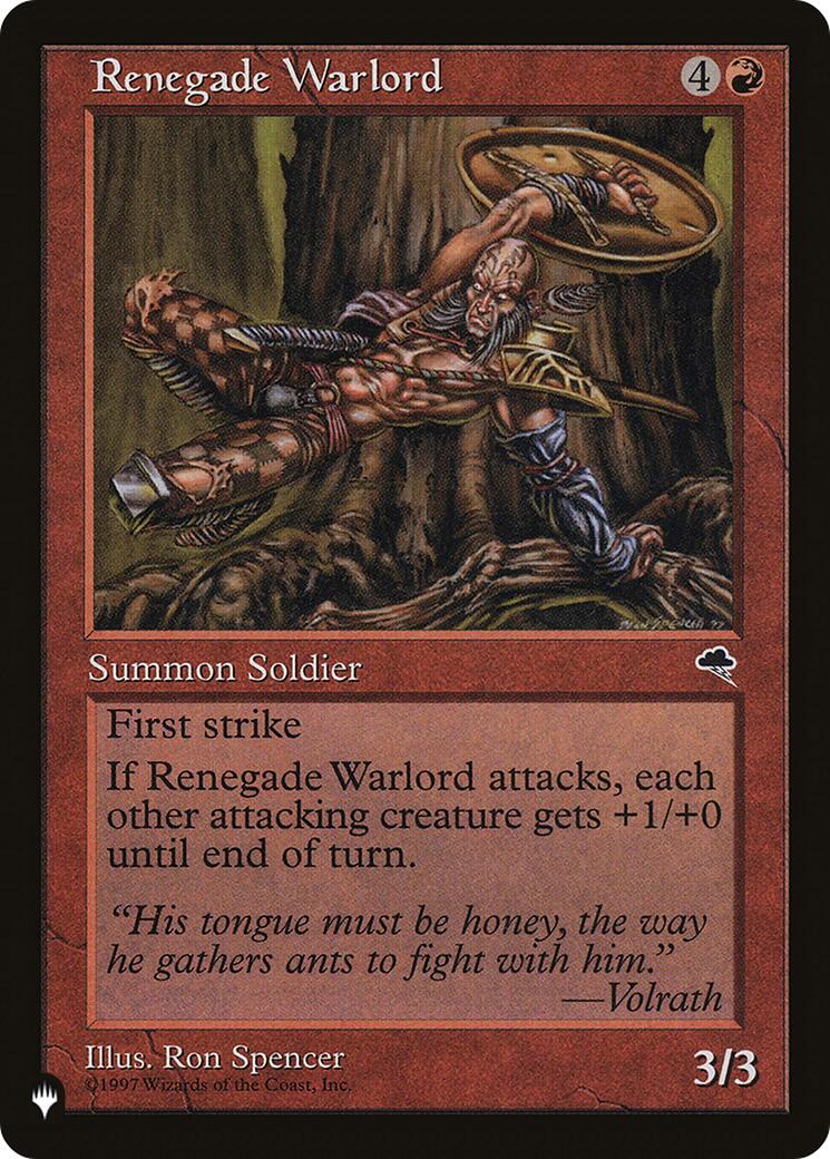 Renegade Warlord [LIST - 197]