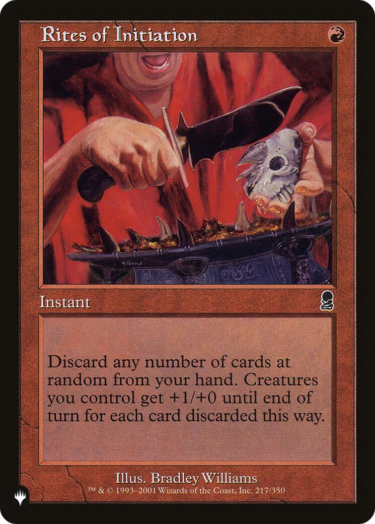 Rites of Initiation [LIST - 217/350]