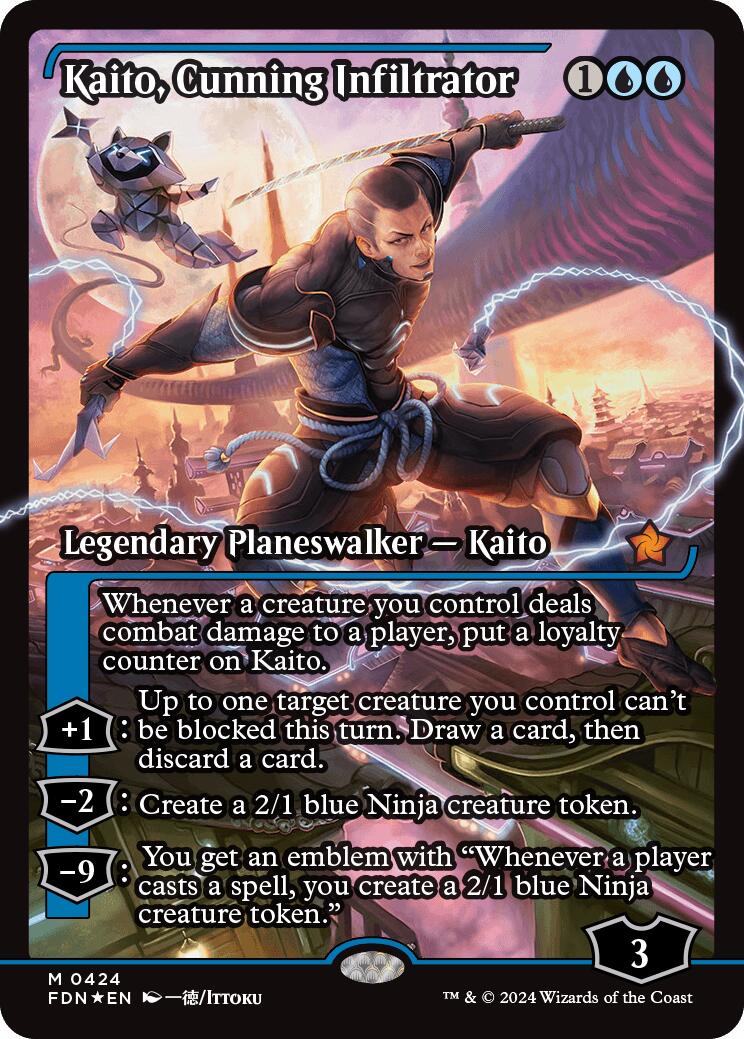 Kaito, Cunning Infiltrator (Showcase) [FDN - 424]