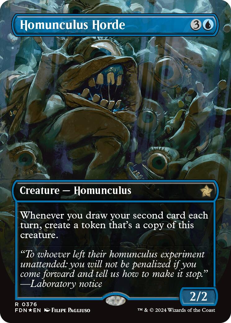 Homunculus Horde (Borderless) (Mana Foil)