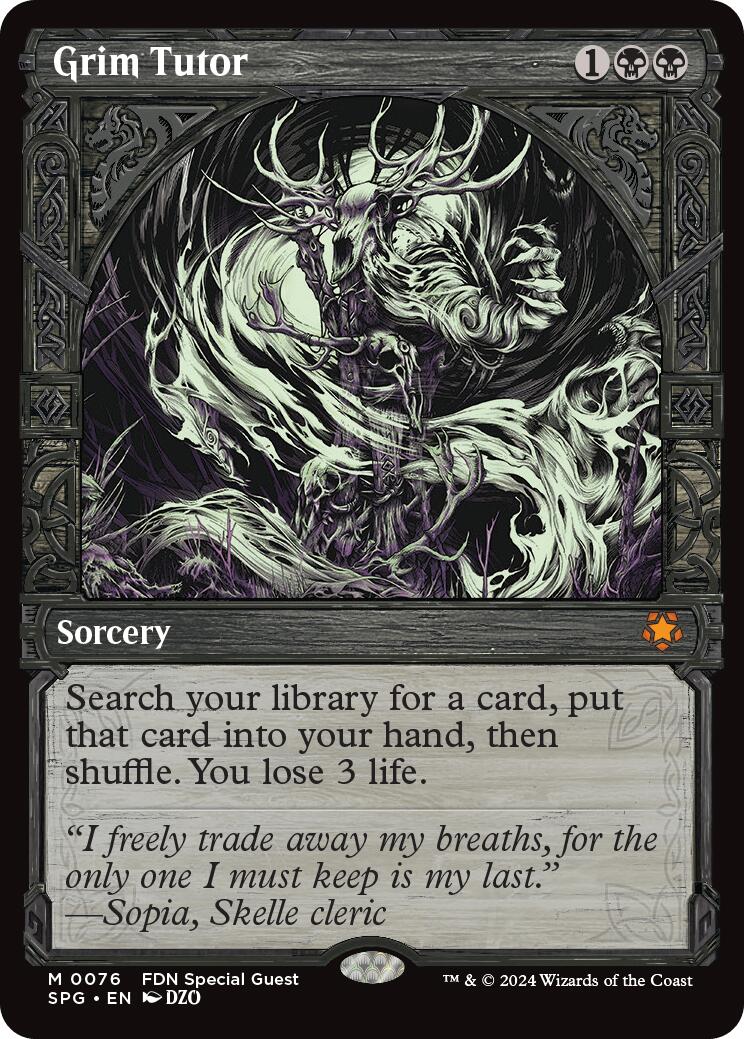 Grim Tutor (Showcase)